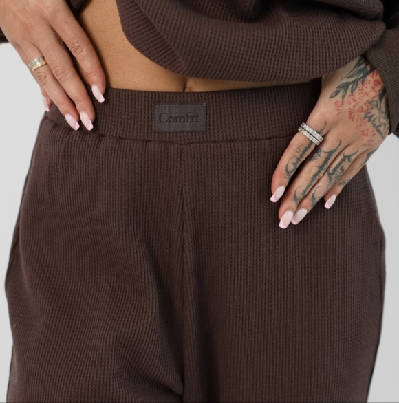 NWT Comfrt Waffle Lounge Set - Picture 6 of 7